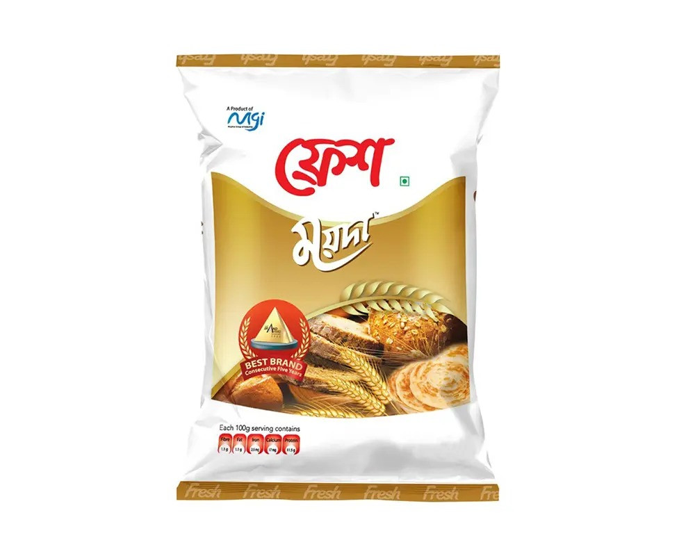 ফ্রেশ ময়দা 1kg (Fresh White Flour/Maida)