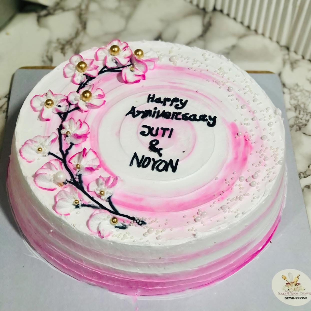 Anniversary Theme Cake