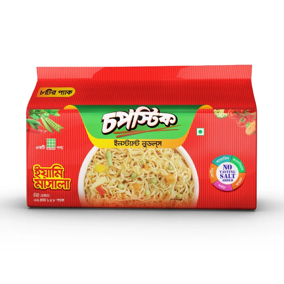চপস্টিক নুডুলস ৮ প্যাকেট (Chopstick Noodles)
