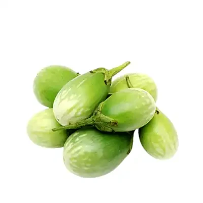 সবুজ গোল বেগুন (Round Green Brinjal) ±25 gm